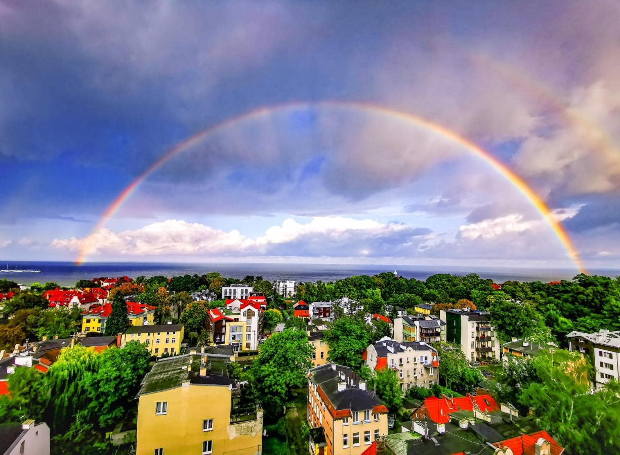 Pokoje Przy Plazy Z Widokiem Na Morze Apartment Sopot Exterior foto